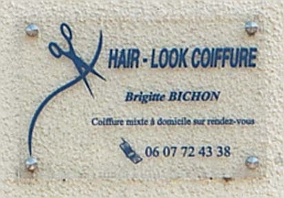Logo Hair look coiffure a domicile