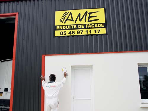 Photo Enseigne A.M.E ENDUIT FACADE EURL